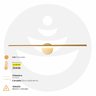 Arandela 80cm Linear 16w 3000k Dourado Moderna Lumier Bivolt - 8