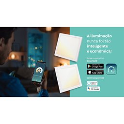 Plafon Quadrado de Embutir Tramontina Smart Led 1300 lm 18 W Tramontina - 3