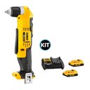 Ver imagem 2 de Kit Furadeira Angular 3/8 Bateria 20v Dewalt Dcd740b + 2