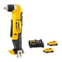 Ver imagem 1 de Kit Furadeira Angular 3/8 Bateria 20v Dewalt Dcd740b + 2