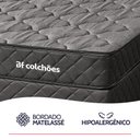 Ver imagem 5 de Cama Box Colchão Queen Espuma D45 Extra Firme Ortopédico Certificada Antialérgico 158x198x51cm Bf Co
