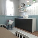 Ver imagem 6 de Kit com Cama Solteiro e Armário Baixo Montessoriano Branco/Preto