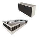 Ver imagem 4 de Kit com Cama Solteiro e Armário Baixo Montessoriano Branco/Preto