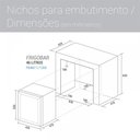 Ver imagem 2 de Frigobar Suggar 46 Litros Inox 110v Fb4611ix
