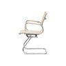Kit 2 Cadeiras Escritório Interlocutor Stripes Fixa Pu Nude - 4