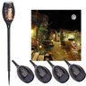 Luminaria Solar Tocha Kit 5 Und Fogo Chama Espeto - 8