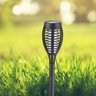 Luminaria Solar Tocha Kit 5 Und Fogo Chama Espeto - 7