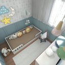 Ver imagem 5 de Kit com Cama Solteiro e Armário Baixo Montessoriano Branco/Cinza Cristal