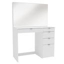 Ver imagem 2 de Penteadeira 5 Gavetas 1 Divisor Linden Branco