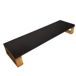 Suporte Monitor Madeira Rustica Maciça 70x20x10cm - 2