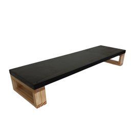 Suporte Monitor Madeira Rustica Maciça 70x20x10cm - 5