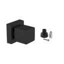 Ver imagem 2 de Acabamento Quadrado Preto Registro Chuveiro Abs Banheiro Padrão Docol