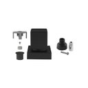 Ver imagem 3 de Acabamento Quadrado Preto Registro Chuveiro Abs Banheiro Padrão Docol