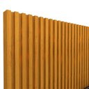 Ver imagem 4 de Painel para TV até 85 Polegadas Ripado com LED 100% MDF 250CMX218CM Supremo Marrom