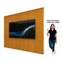 Ver imagem 5 de Painel para TV até 85 Polegadas Ripado com LED 100% MDF 250CMX218CM Supremo Marrom