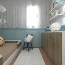 Ver imagem 3 de Kit Cori com Cama Solteiro e Armário Baixo Montessoriano Branco/Carvalho Mel