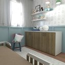 Ver imagem 6 de Kit Cori com Cama Solteiro e Armário Baixo Montessoriano Branco/Carvalho Mel