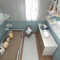 Kit Cori com Cama Solteiro e Armário Baixo Montessoriano  - 11