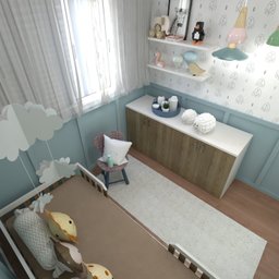 Kit Cori com Cama Solteiro e Armário Baixo Montessoriano Branco/Carvalho Mel - 10 Kit Cori com Cama Solteiro e Armário Baixo Montessoriano Branco/Carvalho Mel - 10