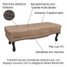 Calçadeira Recamier Casal King 195cm Alba Suede - 3