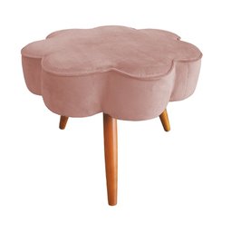 Poltrona Aurora Amamentação Balanço - Sala De Estar - Quarto Amamentação Mais Puff Veludo - Estopar  - 6