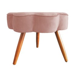 Poltrona Aurora Amamentação Balanço - Sala De Estar - Quarto Amamentação Mais Puff Veludo - Estopar  - 7
