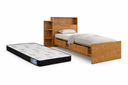 Ver imagem 6 de Cama Solteiro com Colchão Gavetas e Prateleiras Multifuncional para Organização do Quarto