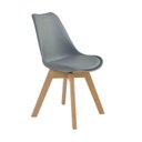 Ver imagem 1 de Cadeira Polipropileno Madeira Saarinen Wood Espresso Móveis