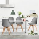 Ver imagem 3 de Cadeira Polipropileno Madeira Saarinen Wood Espresso Móveis