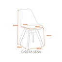 Ver imagem 2 de Cadeira Polipropileno Madeira Saarinen Wood Espresso Móveis