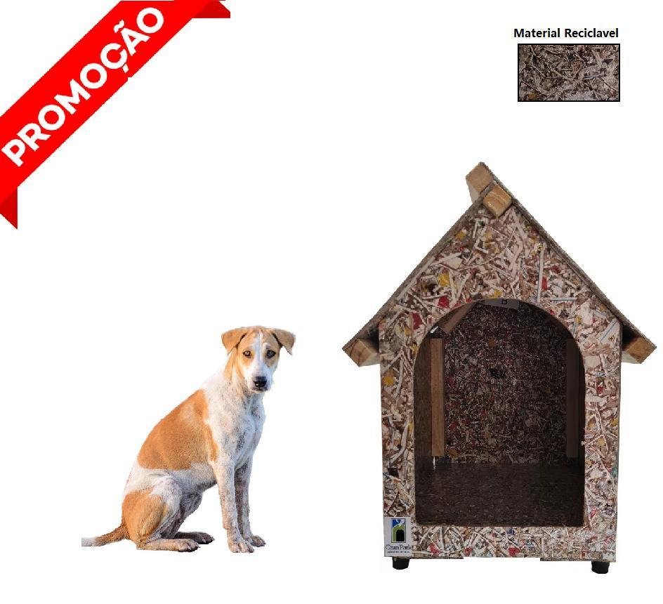 Casinha Cachorro Reciclável Casa N5 Pet Ecologica - 8