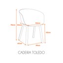 Ver imagem 4 de Cadeira Polipropileno Toledo Fratini