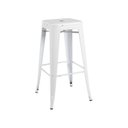 Ver imagem 1 de Banqueta Alta Industrial em Aço Tolix Espresso Móveis Branco