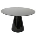 Ver imagem 1 de Mesa de Jantar Cone 70cm Laqueada Preto