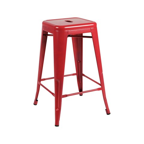 Banqueta Alta Industrial em Aço Tolix Espresso Móveis