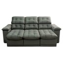 Ver imagem 6 de Sofá Retrátil Reclinável Atenas 2,30m Suede Velut Cinza C/ Molas no Assento - King House