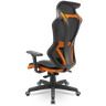 Cadeira Escritório Presidente Gamer Vizon Dz Plaxmetal Relaxsystem Preta/laranja - 2
