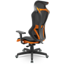Ver imagem 2 de Cadeira Escritório Presidente Gamer Vizon Dz Plaxmetal Relaxsystem Preta/laranja
