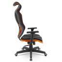 Ver imagem 3 de Cadeira Escritório Presidente Gamer Vizon Dz Plaxmetal Relaxsystem Preta/laranja