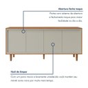 Ver imagem 5 de Buffet 4 Portas 180cm em Mdf Delux