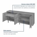 Ver imagem 5 de Buffet Aparador 4 Portas 180cm em MDF para Sala de Jantar Delux