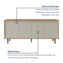 Ver imagem 6 de Buffet Aparador 4 Portas 180cm em MDF para Sala de Jantar Delux