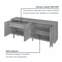 Ver imagem 4 de Buffet Aparador 4 Portas 180cm em MDF para Sala de Jantar Delux
