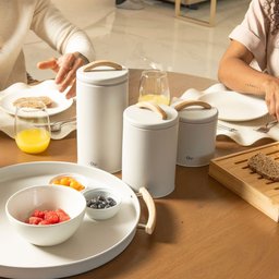 Pote Mantimentos Sense 1,75l - Bege - 3
