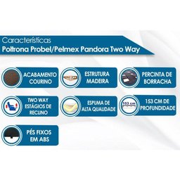 Poltronas de Amamentação Reclinável França Mitus Two Way Courano Bege - Probel - 3
