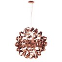 Ver imagem 1 de Lustre Pendente Moderno para Sala de Jantar - Blossom Cobre