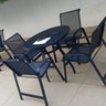 Mesa com 4 Cadeiras em Alumínio e Tela Sling Lótus  - 10