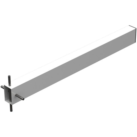 Suporte Pia Chumbar Bancada Aparador Mesa 50 Cm Branco