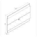 Ver imagem 4 de Painel para TV até 65 Polegadas 180cm Wall Limit Tebarrot
