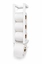 Ver imagem 1 de Porta Papel Higiênico Parede Papeleira Moderno Branco